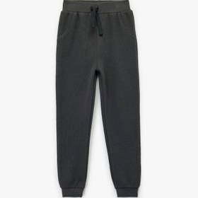 Resim Erkek Bebek Pamuklu Beli Lastikli Basic Jogger Eşofman Altı 