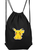 Resim Genel Markalar Pikaçu Pokemon Spor Sırt Çantası 36x50 Cm Bll2379 