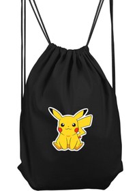 Resim Genel Markalar Pikaçu Pokemon Spor Sırt Çantası 36x50 Cm Bll2379 