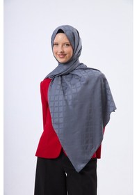 Resim Mirsoy Scarf Lina Modern Desen Şal Gri 