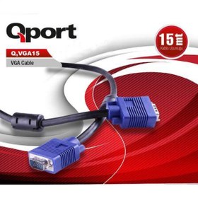 Resim Qport Q-vga15 15mt Vga Kablo 