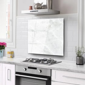 Resim Olinpa Ocak Arkası Cam Koruyucu Tezgah Ankastre Arkası Koruyucu 50X50 cm | 