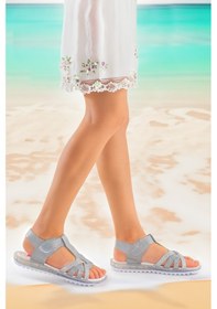 Resim Kiko Kids Kız Çocuk Sandalet Arz 2350 Gümüş 