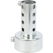 Resim Synodicmonth Gümüş Motosiklet Egzoz Kutusu Susturucu Eki Baffle Db Killer Susturucu 48mm X 80mm 