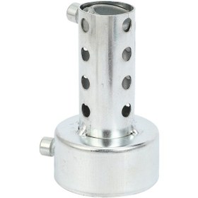 Resim Synodicmonth Gümüş Motosiklet Egzoz Kutusu Susturucu Eki Baffle Db Killer Susturucu 48mm X 80mm 