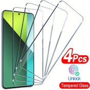 Resim Xiaomi Note 14 13 12 11S 11 Pro + 10S 10C 12C 13C 13T 14T Pro için 4 Adet Premium A+ Temperli Cam Ekran Koruyucu Filmler Dokunmatik Hassas Kırılmaz Kabarcıksız 