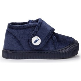 Resim Kiko Kids Petri Günlük Kız Çocuk Ev Okul Kreş Panduf Lacivert Lacivert 