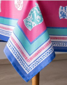 Resim Madame Coco Rosanel Pamuklu Masa Örtüsü - Fuşya - 150x200 Cm 8684427278130 Pembe 