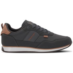 Resim Slazenger OFFENSE Erkek Koyu Gri / Beyaz Günlük Spor Ayakkabısı 