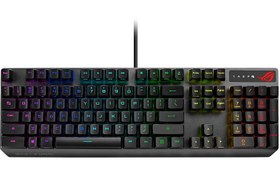 Resim Asus Rog Strix Scope RX Red Switch IP57 Türkçe Optik Mekanik Kablolu Siyah Gaming Klavye 