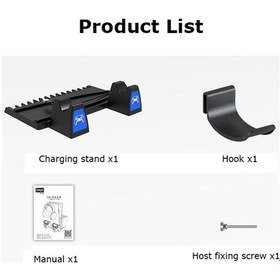 Resim Ipega Pg-5009 Dikey Şarj Yuvası Oyun Denetleyicisi Şarj Stand 