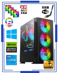 Resim RTX10 Intel Core i5-12400F 16 GB RAM 1 TB M.2 NVMe SSD 6 GB 192 Bit RTX3060 FreeDOS Masaüstü Oyun Bilgisayarı 