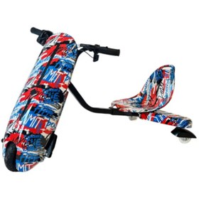 Resim Citymate Drift Car Elektrikli Kaykay Hoverboard Grafity Desenli Ateşmavi Kasa 12 