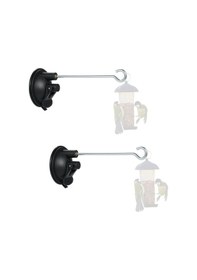 Resim Shineyee Kuş Yemlikleri Ve Rüzgar Çanları İçin 2 Paket Pencere Vantuz Askısı Ve Güçlü Vantuzlu Kuş Yemliği Kancası 