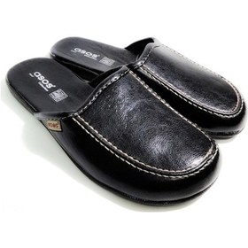 Resim Erkek Siyah Ev Damat Bohça Çeyiz Terliği 