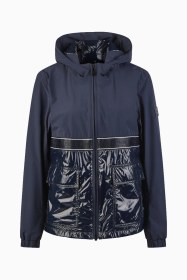 Resim Pikeur Rainjacket 7018 Kapüşonlu Su Geçirmez Kadın Yağmurluk Lacivert 