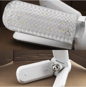 Resim Badem10 Üç Pervaneli Tasarruflu Ampul 40 W Led Lamba Beyaz E27 Duy 3600 Lümen Uzun Ömürlü 220 Volt 1 Adet 