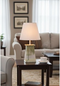 Resim Dekoratif Dikdörtgen Konik Abajur Abj0009 