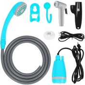 Resim Araç Duş Duş Başlığı Açık Taşınabilir Usb Elektrikli Banyo 1 Takım 