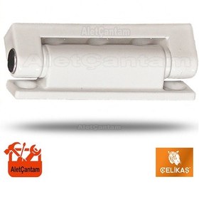 Resim Pvc Pencere Menteşesi Pimapen 75mm Beyaz Plastik Değildir 