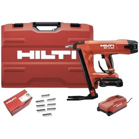 Resim Hılti BX 4-22 Akülü Beton Çivi Çakma Tabancası + B 22-85 Batarya + C 6-22 Şarj Cihazı + 1 Kutu B-XC-27 MM Çivi 