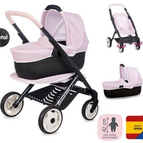 Resim Smoby Maxi-Cosi&Quinny 3'ü 1 Arada Oyuncak Bebek Arabası - Pembe 253121 