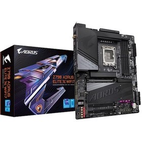 Resim Gigabyte Z790 Aorus Elite X WIFI7 Intel Z790 8266 MHz DDR5 Soket 1700 ATX Anakart 