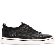 Resim Men's Black Lace-up Leather Sneaker Derimod