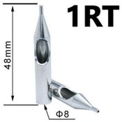 Resim 1Rt L316 Paslanmaz Çelik İğne Ucu - Tattoo Çelik Uç 