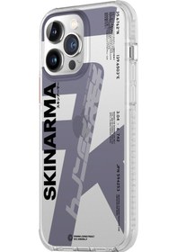 Resim İphone 14 Pro Uyumlu Kılıf Skinarma Şeffaf Airbag Tasarımlı Raku Kapak 