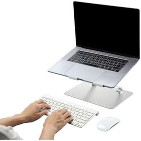 Resim Hejaron Lobo Alüminyum Katlanır Laptop Tablet Standı Kaydırmaz Tabanlı Profesyonel Derece Universal 