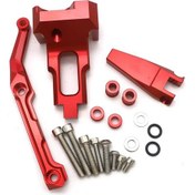 Resim Yamaha Mt 09 Tracer Uyumlu Denge Amotisör Bağlantı Aparatı Kırmızı Çok Renkli 