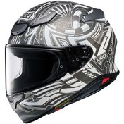 Resim Shoei NXR 2 Beaut TC-6 Motosiklet Kaskı Beyaz Siyah 