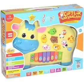 Resim Işıklı Müzikli İnek Görünümlü Piyano 