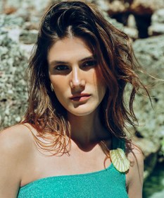 Resim Yeşil Colorblock Lurex Mayokini Is1260054015070 | Ipekyol - STD / 40 