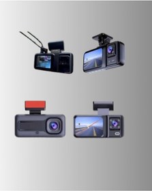 Resim Gld-spt- 360 Kapsama Sahip Full Hd Araç Kamerası 3 Lü Kayıt Gece Görüşlü Dashcam 