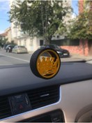 Resim 3dbaydesign Kral Taç’ı Lastik Içi Amlem Ayna Süsü(sarı) 