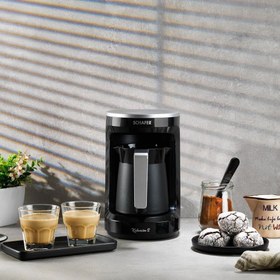 Resim Schafer Kahvecim S Otomatik Sütlü Türk Kahve Makinesi Siyah 