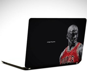 Resim Michael Jordan Laptop Sticker 12 İnch (29X24CM) 