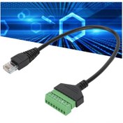 Resim Yuntech01 Yeşil Rj45 Erkek Bağlantı Elemanı, Kaynaçsız Utp Kabloları İçin Terminal Adaptörü, Metal Korumalı, Emı Giderici, Cat5/cat6/cat7 Uyumlu, 31cm Kısa Kablo 