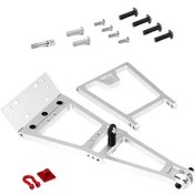 Resim Alüminyum Alaşımlı Vinç Kolu Ve Vinç Huiliang İle 1/10 Paletli Araç Tutkunları İçin Gelişmiş Çekme Çözümü Geliştirilmiş Çekme Rafı 