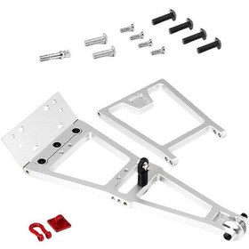 Resim Alüminyum Alaşımlı Vinç Kolu Ve Vinç Huiliang İle 1/10 Paletli Araç Tutkunları İçin Gelişmiş Çekme Çözümü Geliştirilmiş Çekme Rafı 