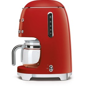 Resim Smeg Kırmızı Filtre Kahve Makinesi Dcf02rdeu 