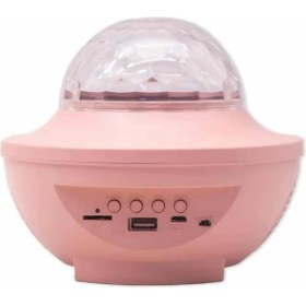 Resim Hayat Store Masa ve Gece Lambası Renkli Projektör Işıklı Disko Topu Bluetooth Hoparlör - Lisinya 