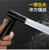 Resim Hangfox Evler İçin 304 Paslanmaz Çelik Tuvalet Spreyi Seti - Siyah Sprey + 1.5m Genişleyen Boru, Kolay Kullanım, Ev Bakımı Ve Hijyen İçin Uygun 