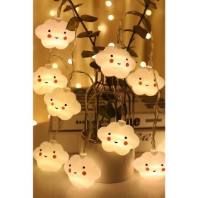 Resim Erbilden LED Işıklı Gülen Bulut Dizeleri 10'lu Set 