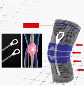 Resim Didadodo 1 Adet Diz Basketbol Diz Pad Spor Güvenlik Futbol Voleybol Silikon Diz Brace Bant Diz Desteği Buzağı Koruma Yeşil, Silikon Korse İle Güçlendirilmiş Yeşil 