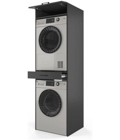 Resim Çamaşır Makinesi Dolabı 005 - Antrasit 