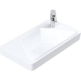 Resim Sanovit Luxury 49 CM Konsollu Mini Lavabo Beyaz 