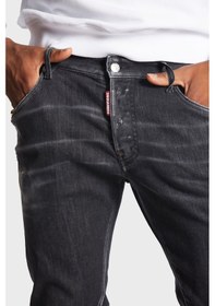 Resim Dsquared2 Erkek Kot Pantolon S74lb1474 S30503 900 Siyah 
